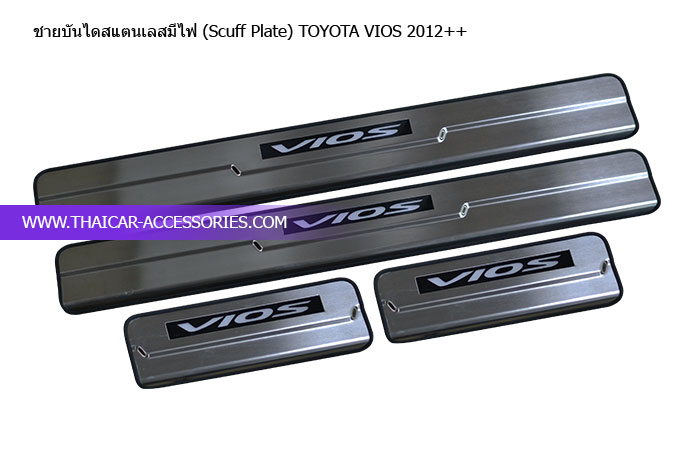ชายบันไดสแตนเลสมีไฟ-(Scuff-Plate)-TOYOTA-VIOS-2012++