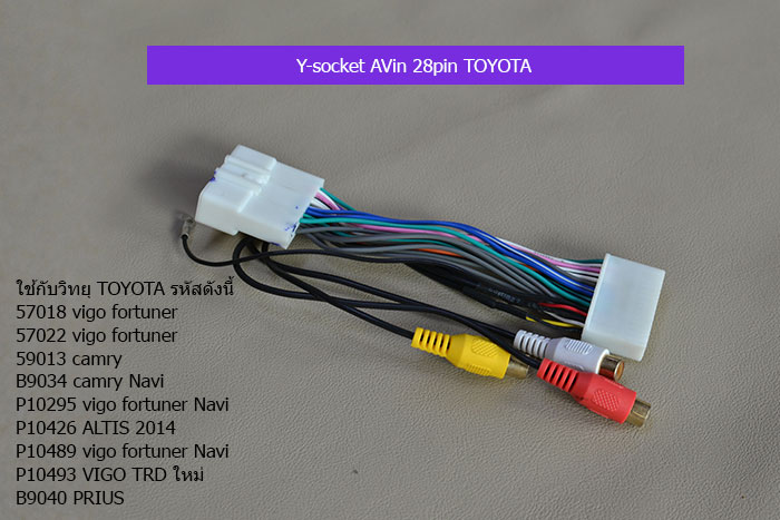 สาย-AVin-toyota-28pin