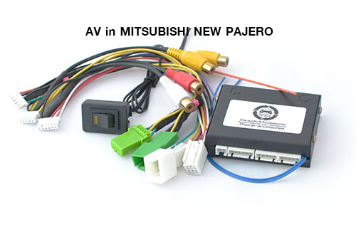 AV in MITSUBISHI NEW PAJERO