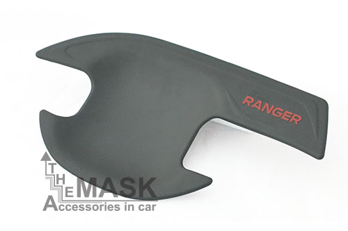เบ้ามือเปิดกันรอยประตู FORD RANGER ดำด้าน