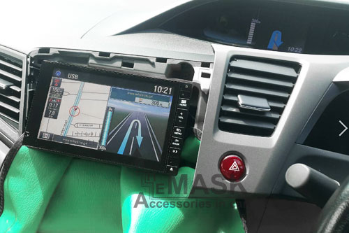 เปลี่ยนวิทยุ HONDA CIVIC FB เป็นจอ CR-V