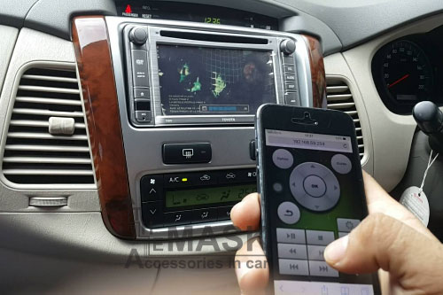 TOYOTA INNOVA เพิ่มกล้องหลัง ติดทีวี