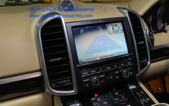 AV interface Porsche Cayenne ติดกล้องมองหลัง ทีวีดิจิตอล  WIFI MIRROR LINK