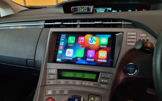 ติดตั้ง เปลี่ยนจอ ANDROID KANSAS TOYOTA PRIUS  เครื่องเสียงเดิม JBL เปลี่ยนวิทยุลำโพงไม่ดัง