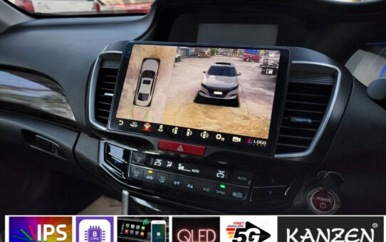 เปลี่ยนจอ ANDROID HONDA ACCORD G9 MC พร้อมกล้อง 360 แบบบันทึกในตัว