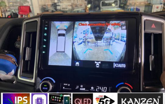 เปลี่ยนจอ ANDROID TOYOTA MAJESTY รองรับกล้องรอบคันเดิมปกติ