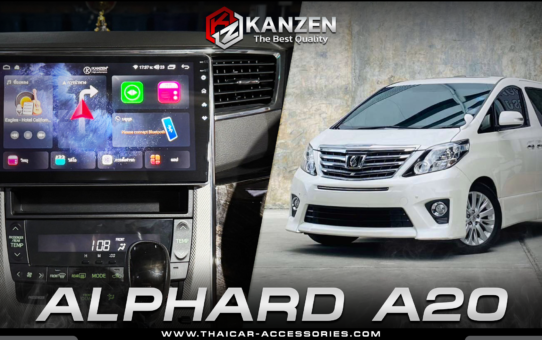 จอ Android Toyota Alphard A20 10นิ้ว ไม่ตัดต่อสายไฟ
