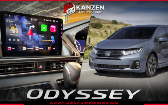 จอ Android Honda Odyssey | รองรับกล้องรอบคันเดิมจากโรงงาน