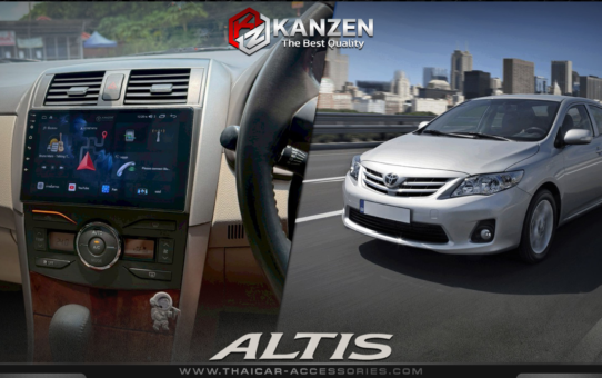 จอ Android ราคาประหยัด สำหรับ Toyota Altis – ติดตั้งง่าย ไม่ตัดสายรถ